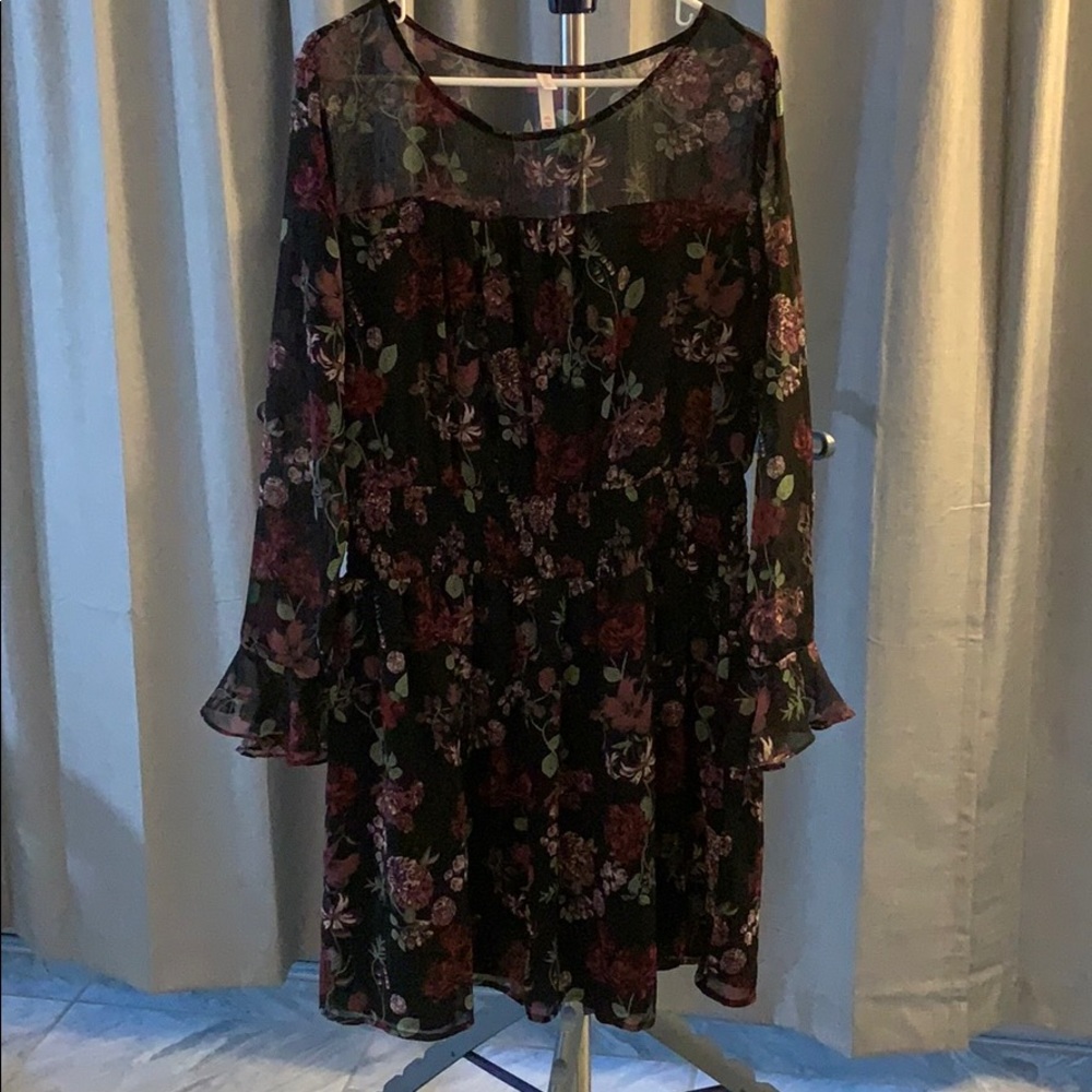 Floral printed dress